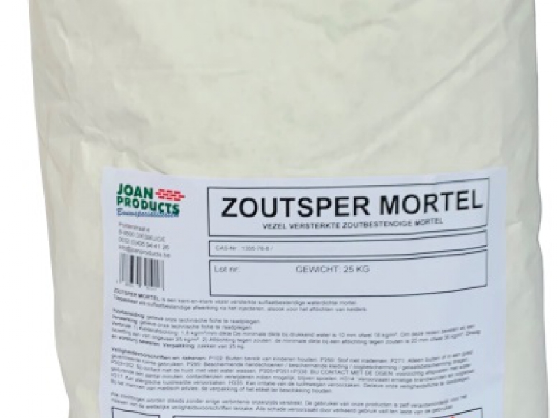 ZOUTSPER MORTEL Kelderdichtingsproducten - Joan Products